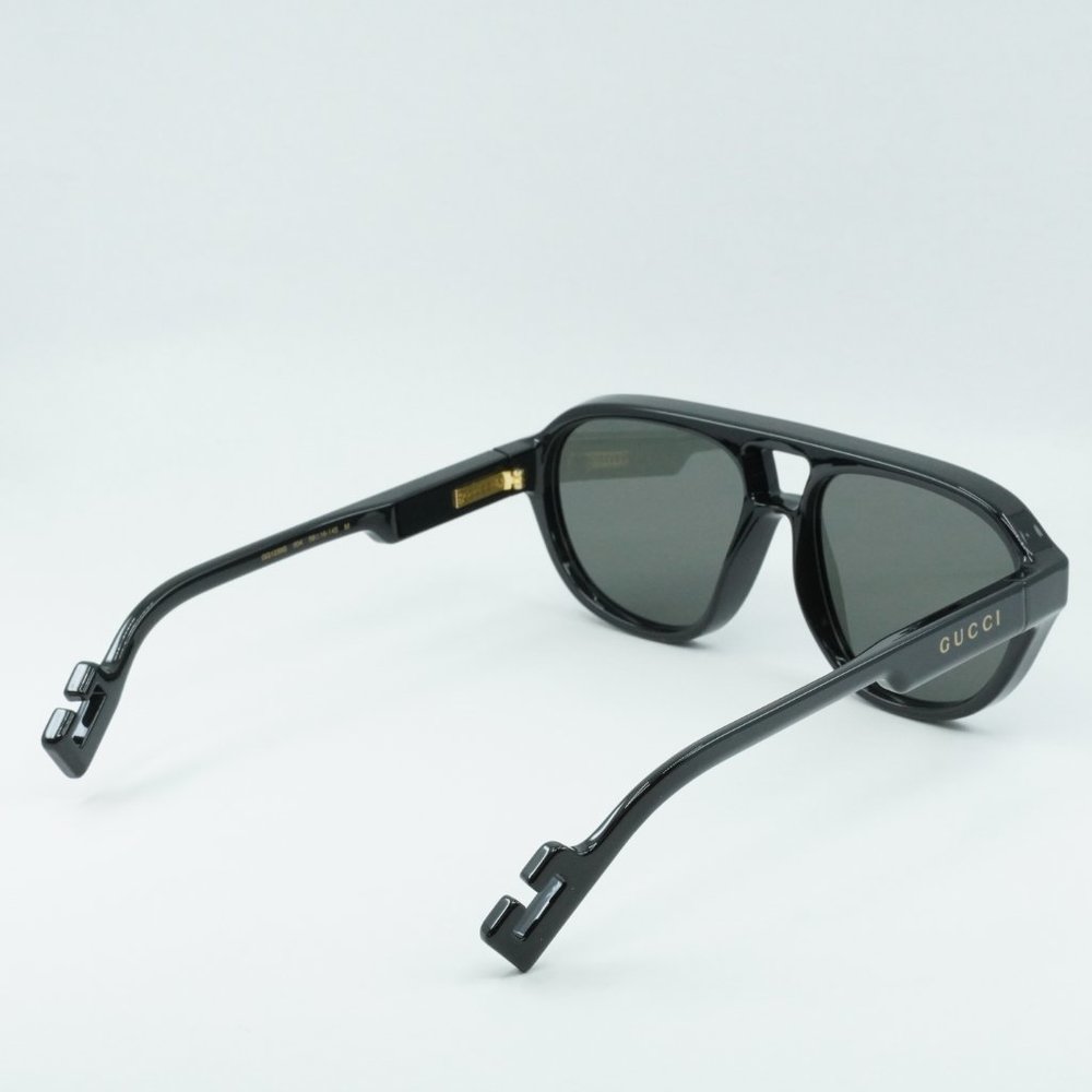 💯 NEW GUCCI GG1239S 004 BLACK GREY SUNGLASSES - Picture 9 of 10